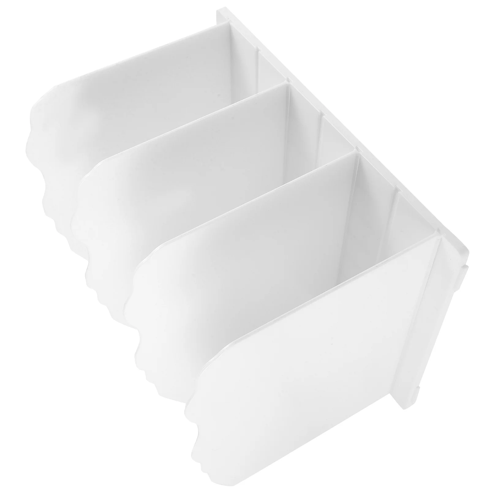 Caja de almacenamiento de plástico ajustable, organizador para bolsas, libros, archivos, monedero, estante, divisor de armario, soporte para revistas de escritorio, regalo