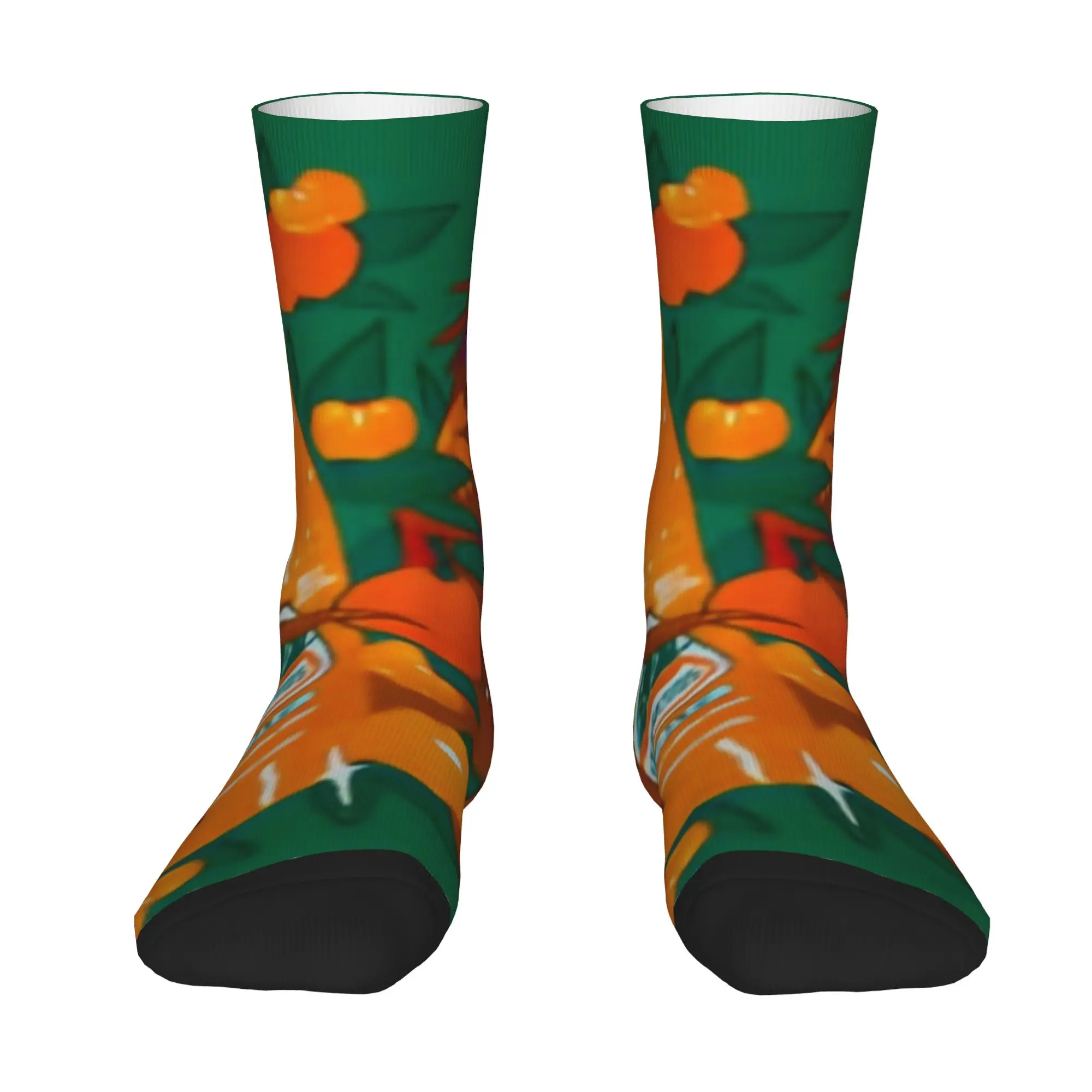 Funny Sock jJarritos jJarritos Pumpkin Spice Floral  Harajuku Quality Pattern Printed Men Socks Novelty Men's Socks