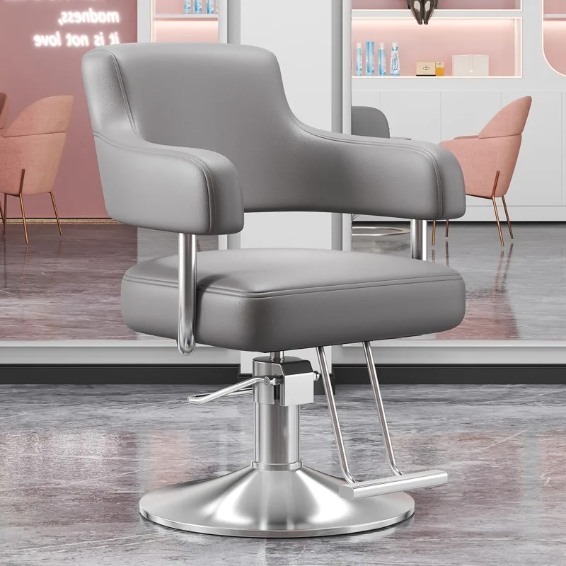 Professional Chair Barber Station Furniture Hair Dryer Salon Shop Hairdressers Hairdressing Sillas Aesthetic Backrest High