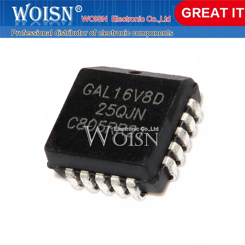 

10 шт. GAL16V8D-25QJN GAL16V8D PLCC-20