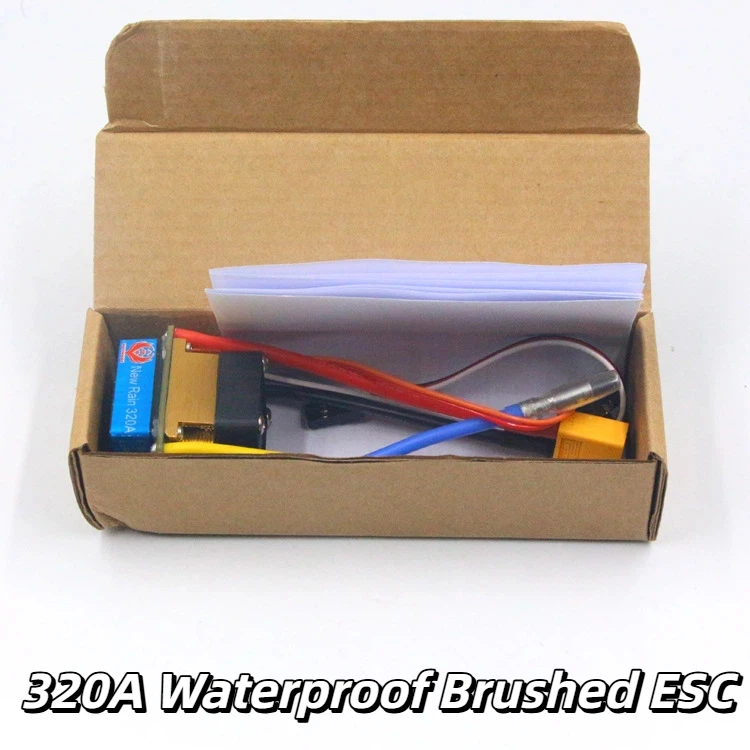 

Fire Phoenix Brushed ESC New Rain 3S 320A Waterproof With 5V 3A BEC 2-3 LiPo 6-9 NiMH Optional Modes For 1/10 Or Smaller RC Cars