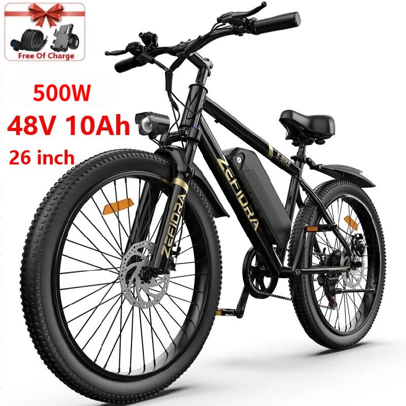 Adult Electric Bike for Household Daily Use, UL2849 Safety Certified, Adjustable Seat & Front Brake, Factory Original, US Warehouse Shipping image 1