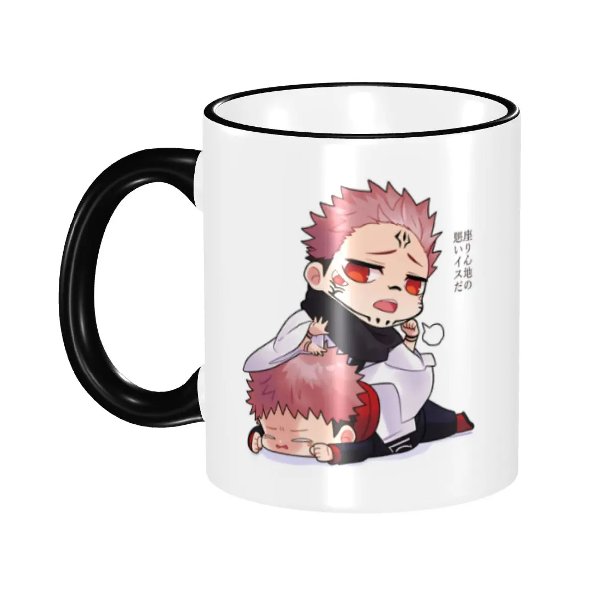Custom J-Jujutsus K-Kaisens Coffee Mugs DIY Cool Cartoon Manga Ceramic Milk Tea Mug Cup