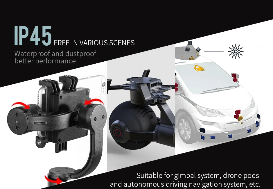 محرك GL60 25kv 55kv عالي الجودة Bldc بعمود مجوف مع جهاز تشفير للألعاب المحمولة