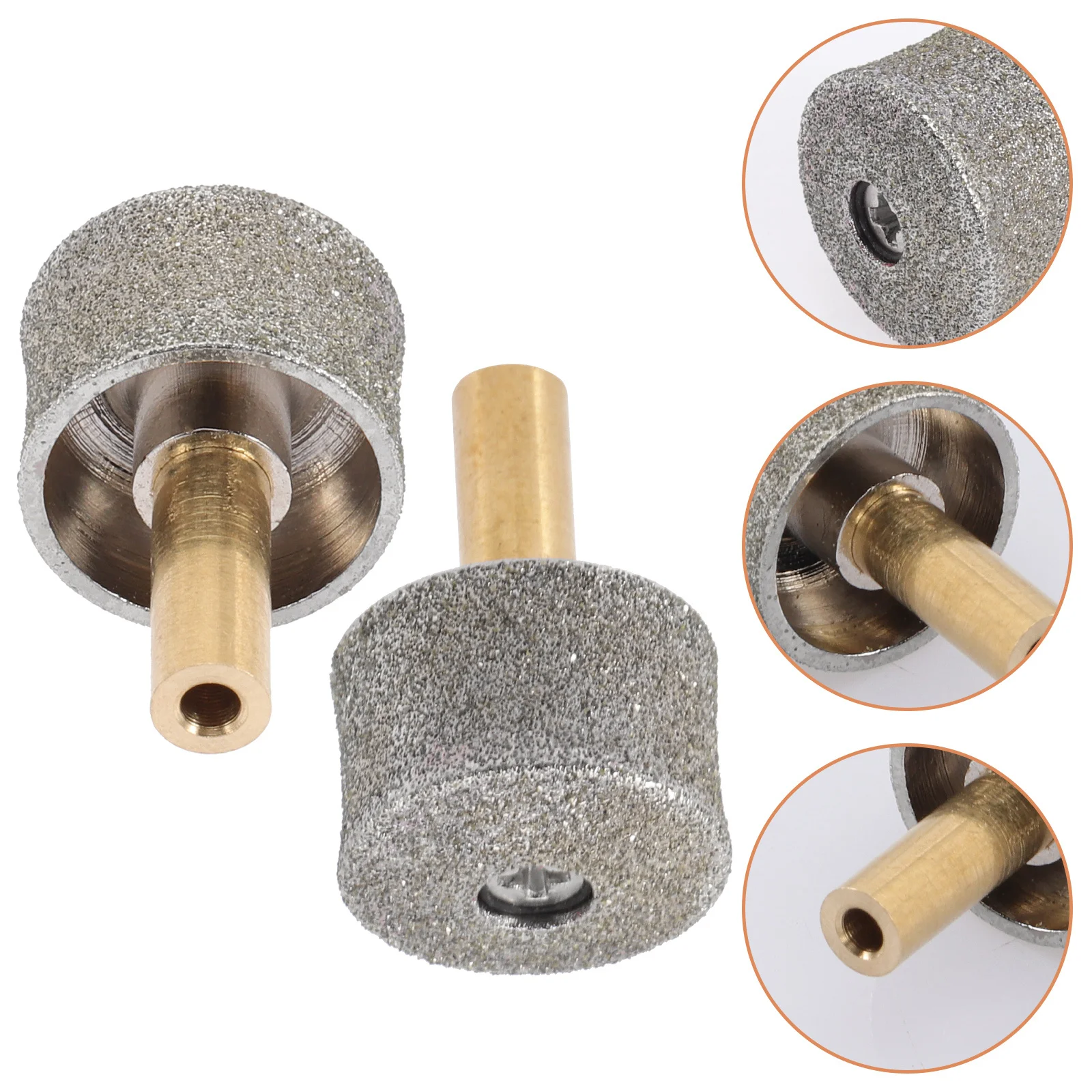 

2Pcs Pet Nail Replacement Heads Super Fine Particles Safe for Pets Nail Grooming Tools Supplies Fence Blocker for Dogs