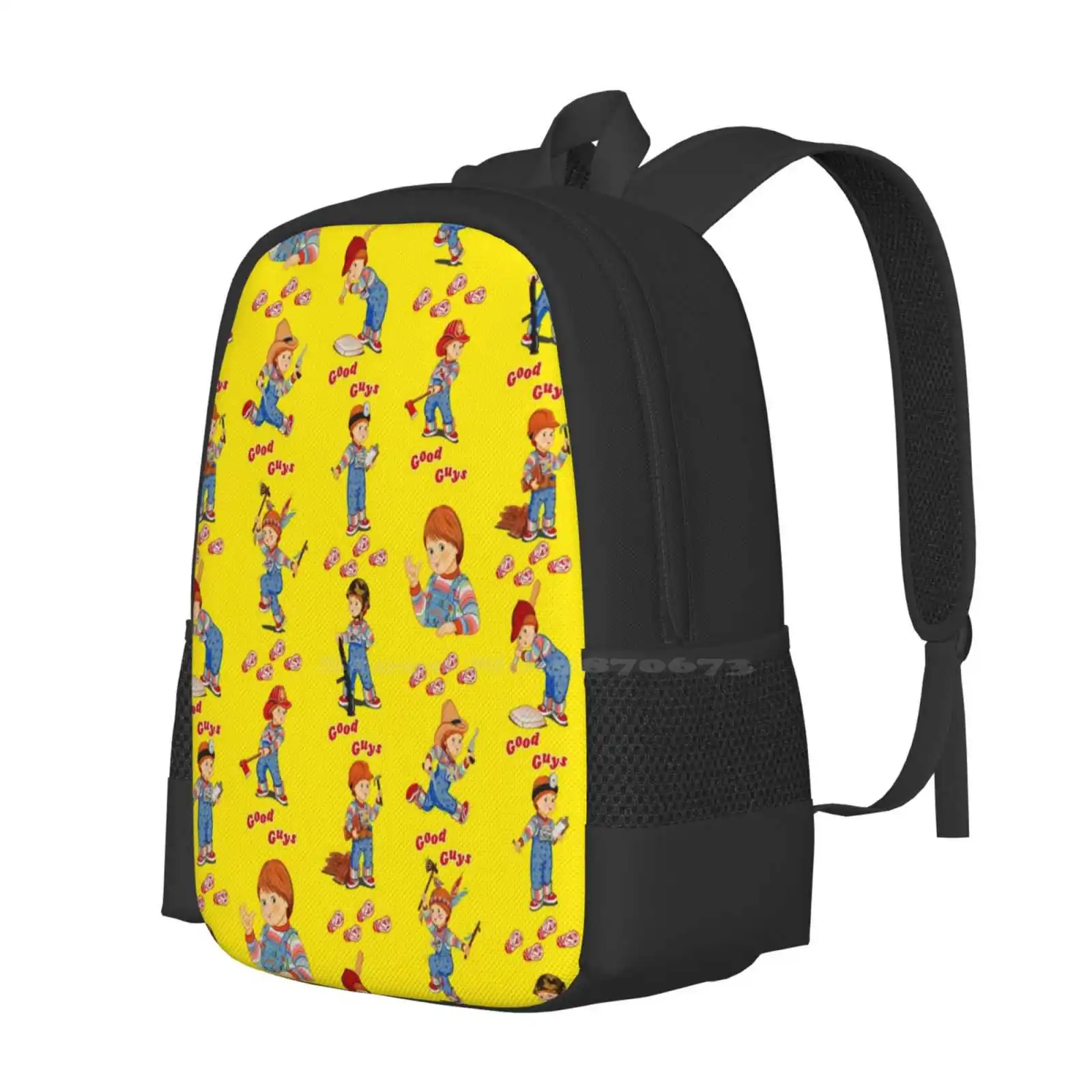 Good Guys-Child'S Play-Chucky Pattern Design Laptop Travel School Bags Childs Play Chucky Good Guys Doll 80S Horror Icon