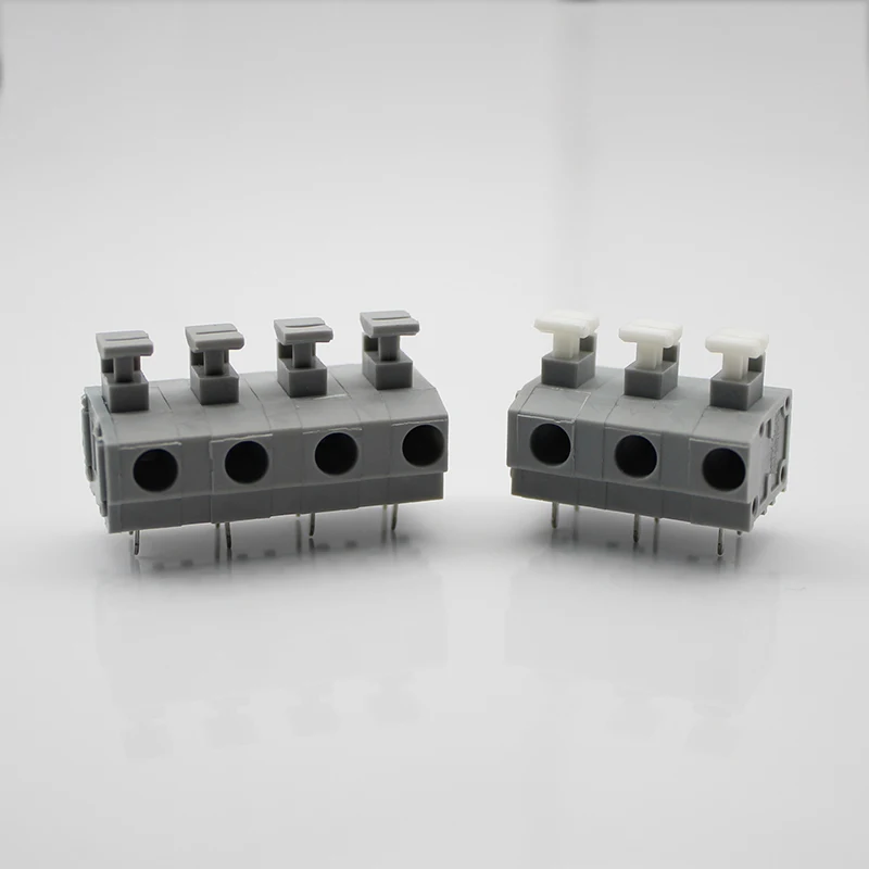 100PIN grey KF235 7.5PCB SPRING TERMINAL BLOCKS DG235 7.5mm 2PIN ~ 12PIN SCREWLESS CONNECTOR PHOENIX CONTACT EDGSON KEFA