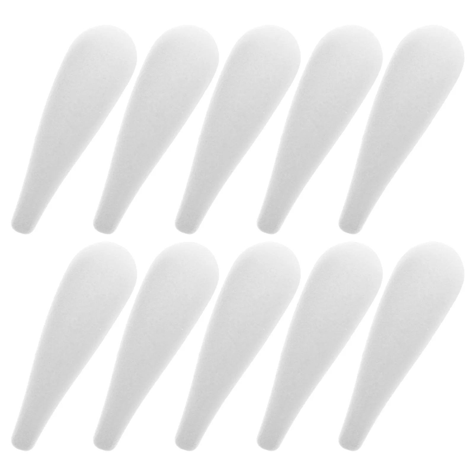 10Pcs Flocking Shoulder Pads for Hangers Anti Slip Wide Thickened Padded Hanger Supports Clothes Shape Protection