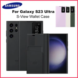 Origina For Samsung Galaxy S23 Ultra S-View Wallet Case Galaxy S23 Ultra (6.8