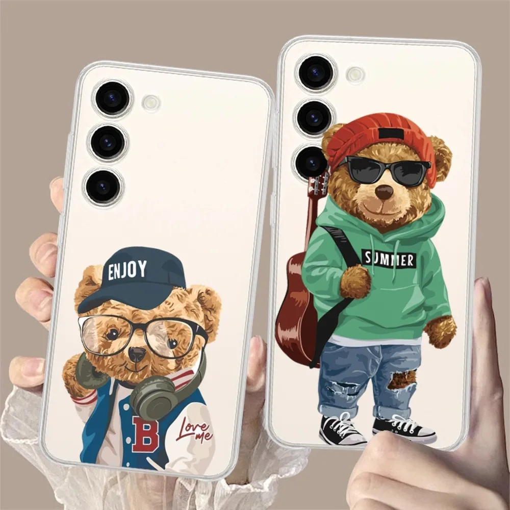 teddy bear Phone Case for Samsung Galaxy S8 8S G950F G950 A91 A80 A73 5G A72