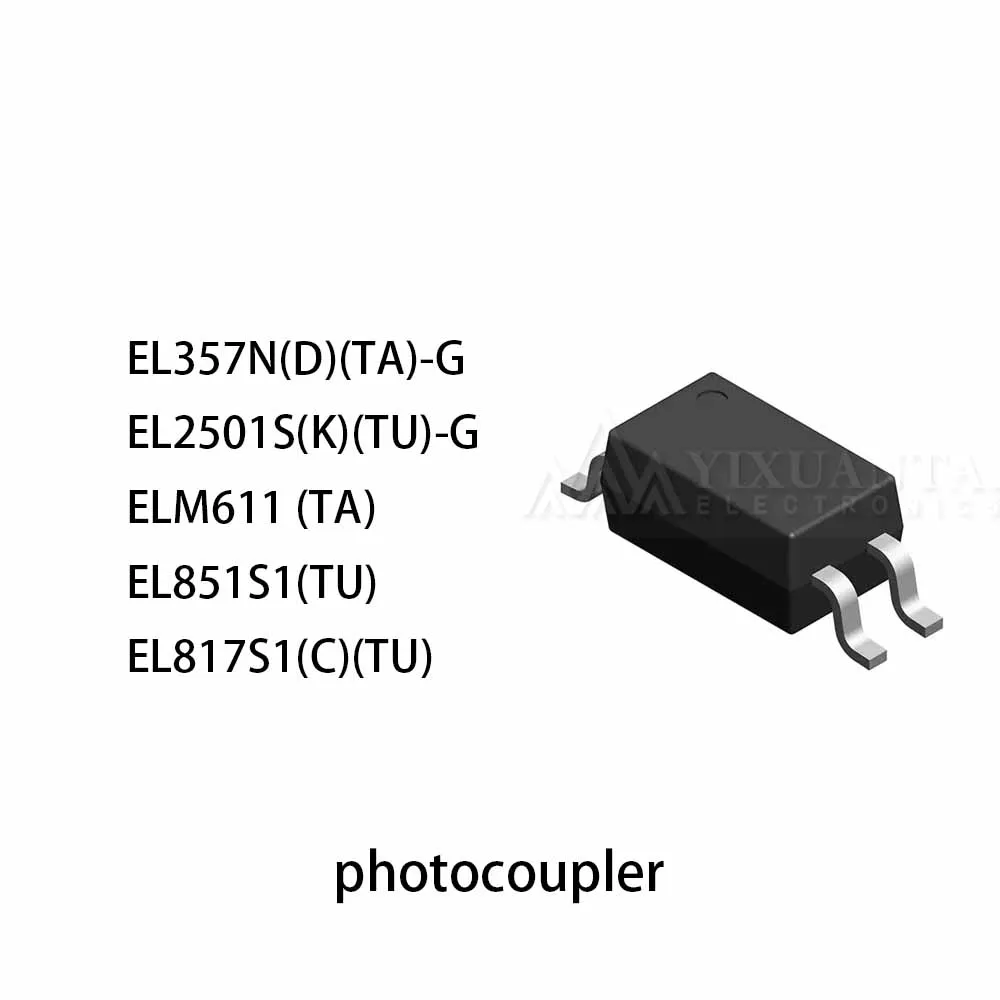 (10pcs) 100% New relay EL357N(D)(TA)-G EL2501S(K)(TU)-G ELM611 (TA) EL851S1(TU) EL817S1(C)(TU) photocoupler