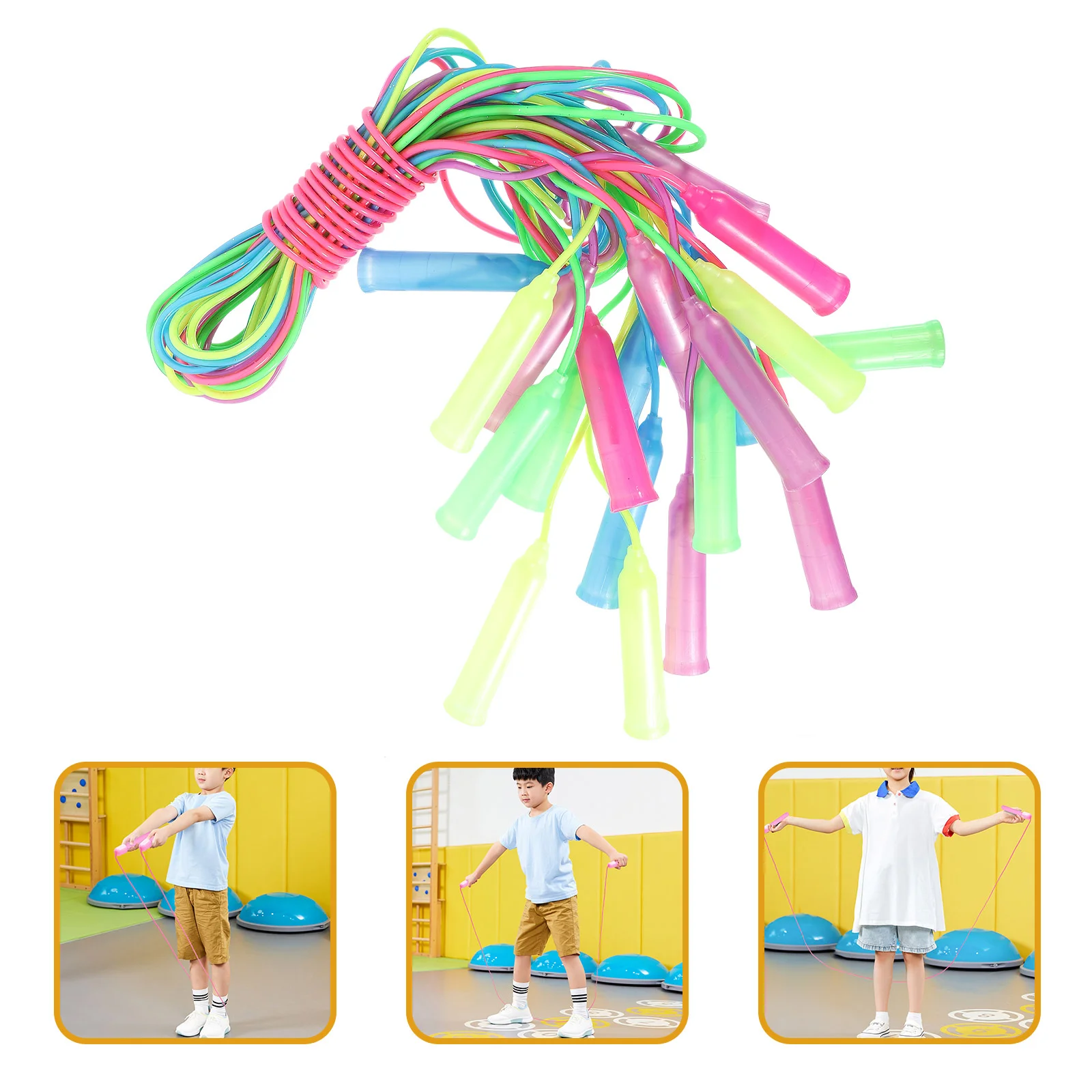 

10 Pcs Battle Rope Sport Jump with Counter Skipping Jumping to Equipment Jute Dumbbells Fitness for Training Adjustable Sports