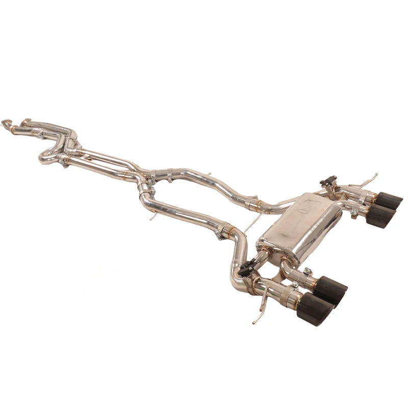 

Высокопроизводительный спортивный автомобиль из нержавеющей стали, задняя часть выхлопной трубы для BMW M2 G87, выхлопная труба