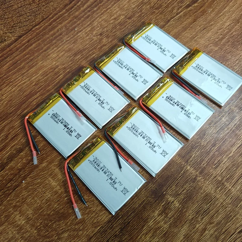 Lipo 3.7V 303450 Li-polymer Battery 500mAh Li Po Lithium Batteries Rechargeable Li-ion Cell for DVD Driving Recorder GPD Monitor