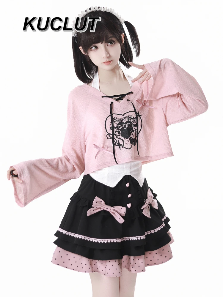 

Women's Summer Suspender Top and Skirt Set Sweetheart Sweet Cute Casual Suit 2025 New Y2k Style 2 Piece Sets Womens Outfits