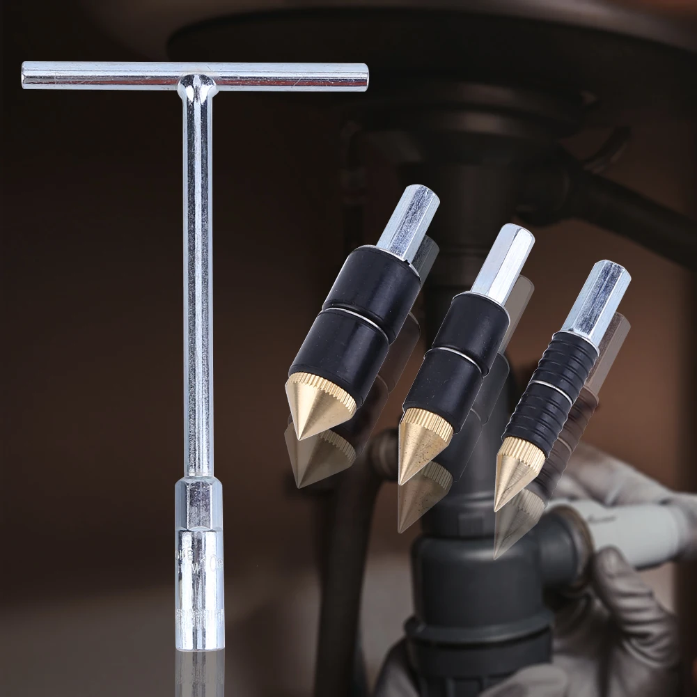 1 Set PPR Pipe Strap Stopper Stainless Steel Water Stop Pin Kit Water Stopping Repair Tool for Kitchen Bathroom Repair Plumbing