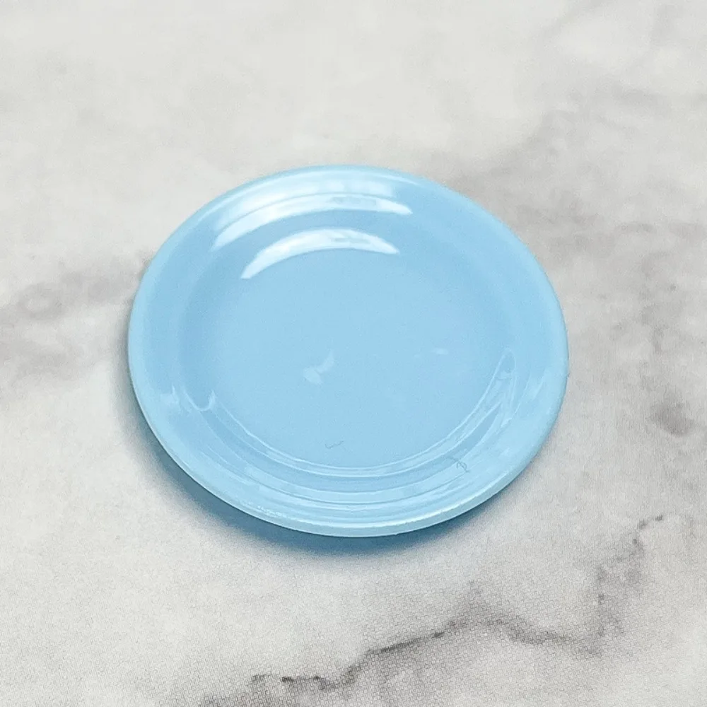 5 stuks miniaturen plastic mini voedselborden keuken speelgoed duurzaam simulatie eetbord model servies