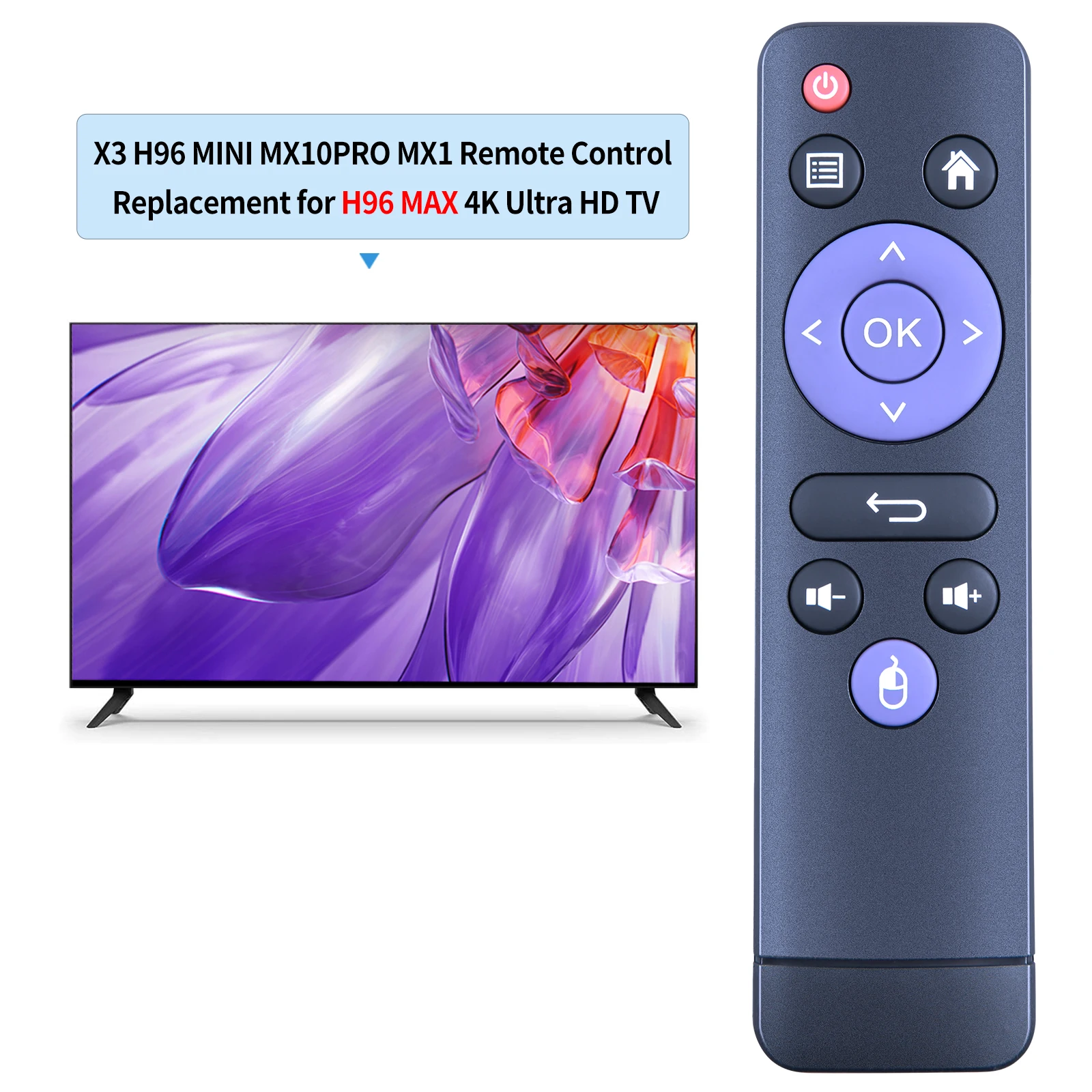 Remote control for H96 Max X3 H96 Mini Mx10pro MX1 Andorid TV