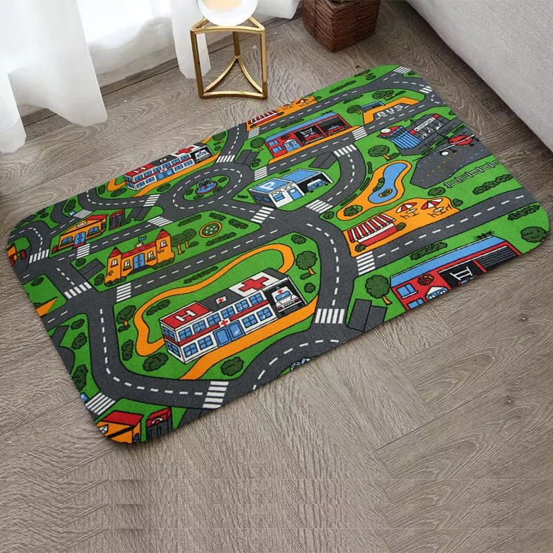 

Playhouse Children Room Mat House Entrance Mat Kids Carpet Bathroom Floor Mats Rug Home Decoration Foot Bath Door Prayer Living