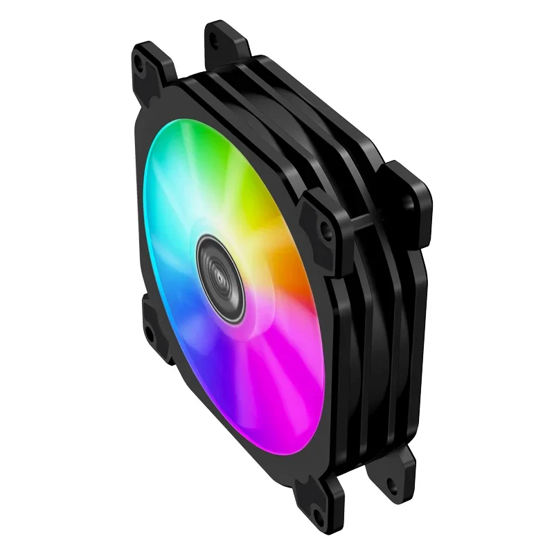 Jonsbo 90 มม.RGB PC Case พัดลมระบายความร้อน 9 ซม.CPU Cooler สีขาว 9025 12 V/5 V ARGB สีสัน, m/B SYNC 4Pin PWM FR-925