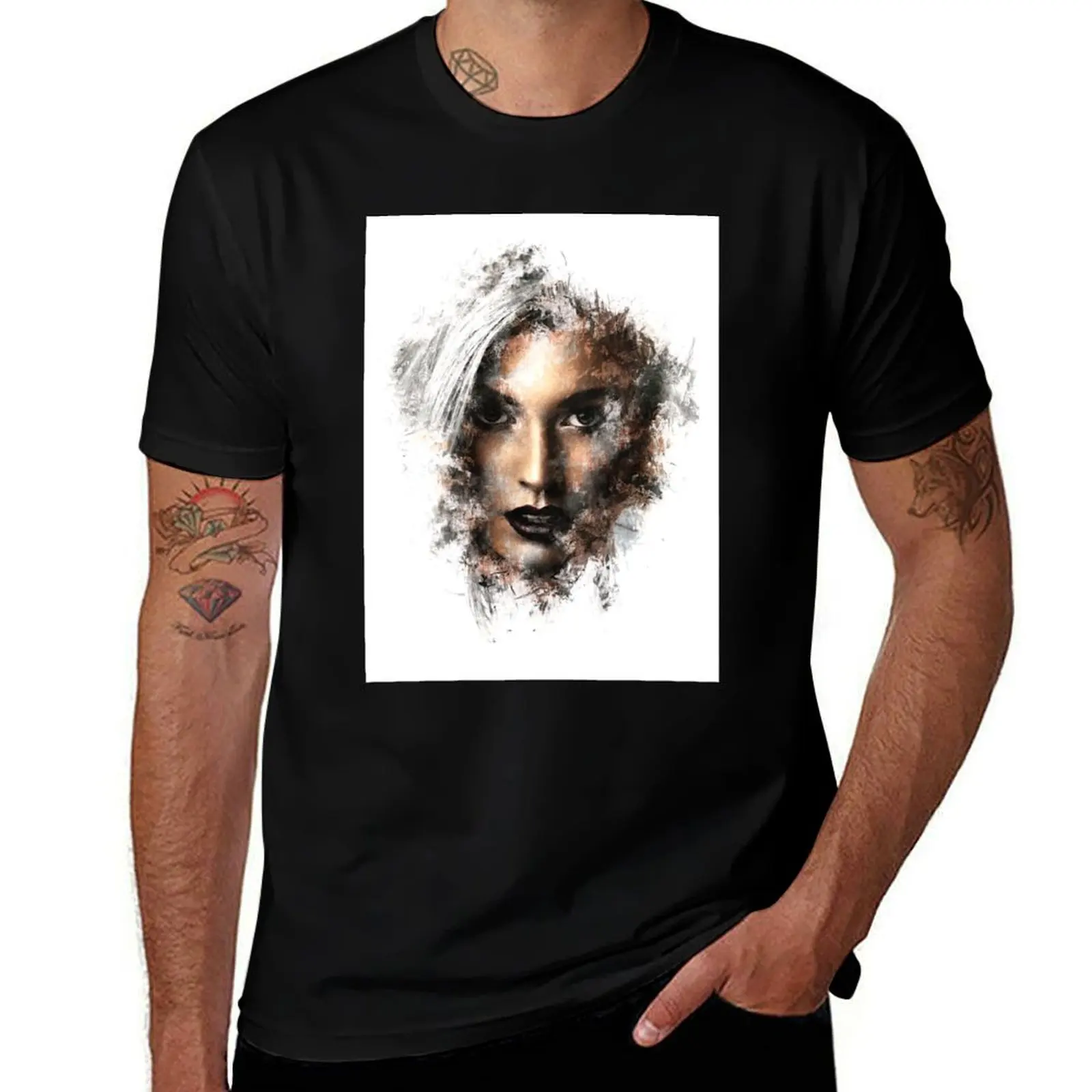 

INKED T-Shirt t shirts for man slim fit t shirts for man cotton funny T-Shirt
