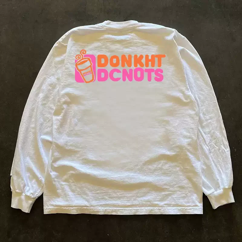 Heavyweight 300g Pure Cotton Long Sleeve T-Shirt American Style Oversize Letter Street Hip Hop Casual Wear for All Seasons