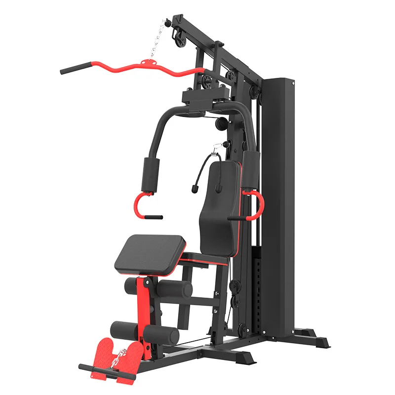 Máquina de gimnasio en casa de metal todo en uno, ejercicio de cuerpo completo para pecho/Biceps/hombro/espalda/triceps/piernas