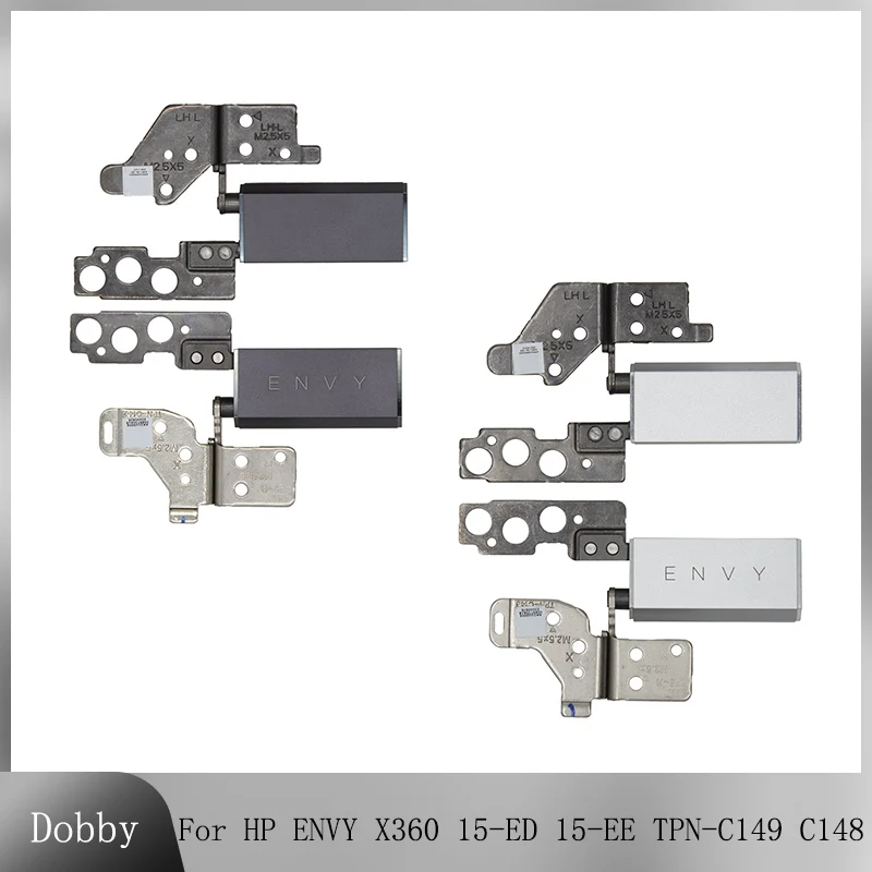 

Original LCD Hinges for HP ENVY X360 15-ED 15-EE TPN-C149 TPN-C148 Laptop Hinges Silver Brown Hinge Cover Replacement