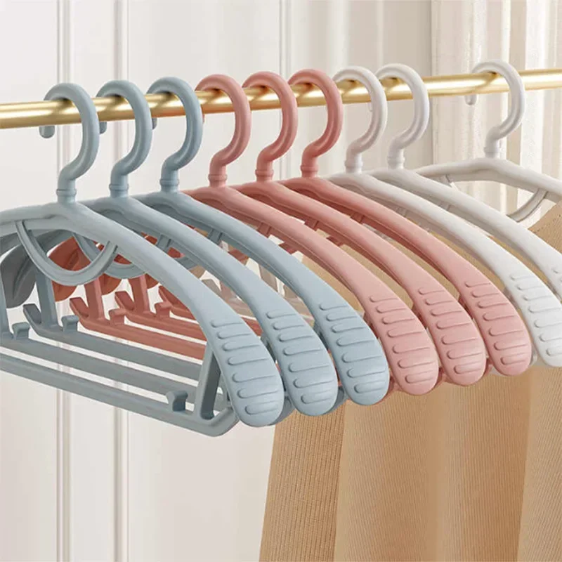 1PCS Retro Wide-Shoulder Non-Slip Hanger Closet Organizer Hangers for Clothes Organizer Drying Rack for Coat Wardrobe Storage