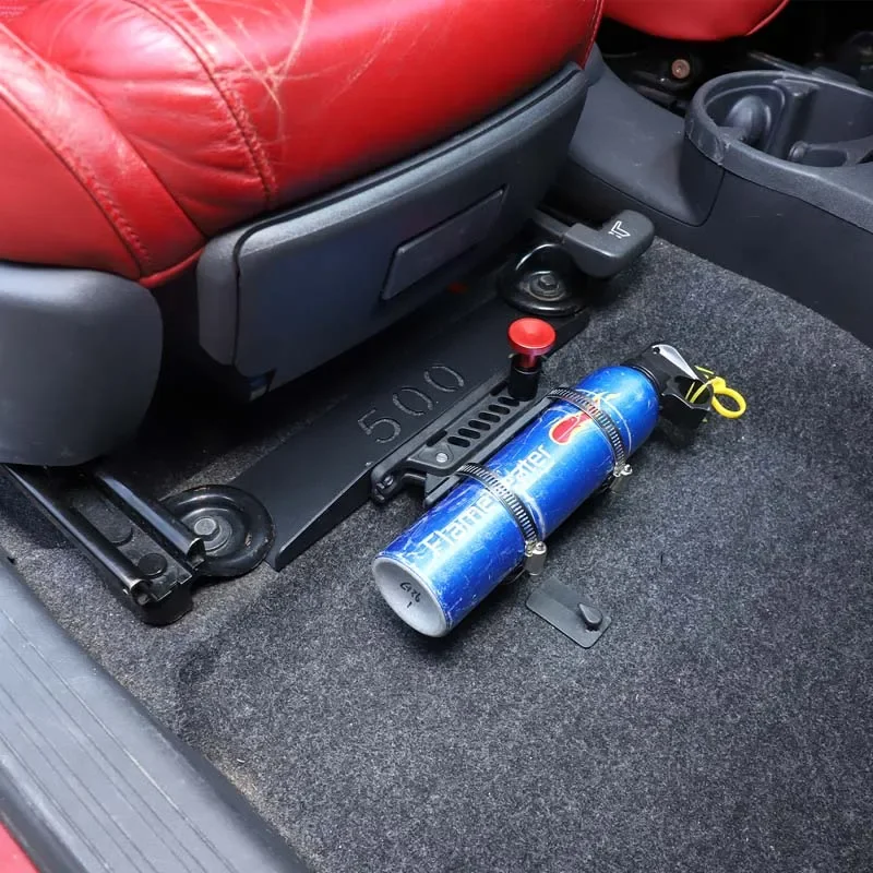 

Fit For Fiat 500 2016-2025 Car Modified Aluminum Alloy Adjustable Fire extinguishers Mount Bracket Car Accessories