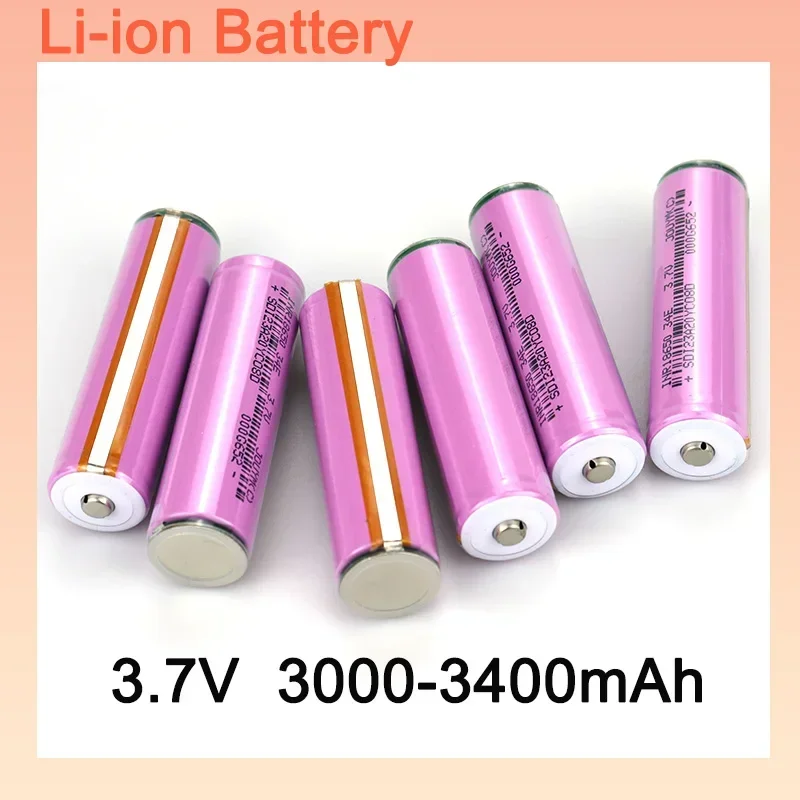 2024 Hot 18650 3400Mah Oplaadbare Li-Ion Batterij 3.7V Batterij Met Beschermde