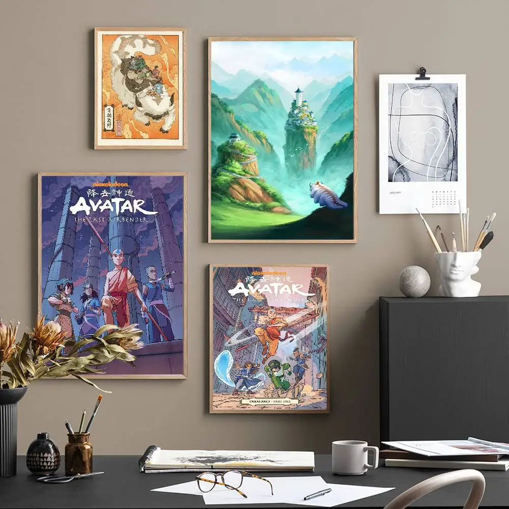 Anime Avatar The Last Airbender Classic Vintage Posters HD Quality Wall Art Retro Posters For Home Room Wall Decor