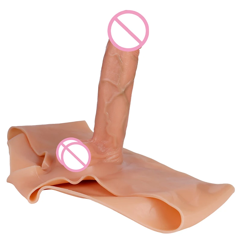 23*4.8cm Stretchy Large Dildo Panties Penis Dick Shorts Women Masturbator LGBTQ Costume Sex Toys for Lesbian Pussy Penetration