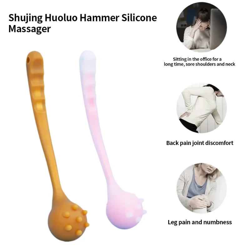 

Hammer Silicone Massage Crushing Meridian Tapping Knocking Massage Hammer Manual Health Preservation For Body Legs Arms Back