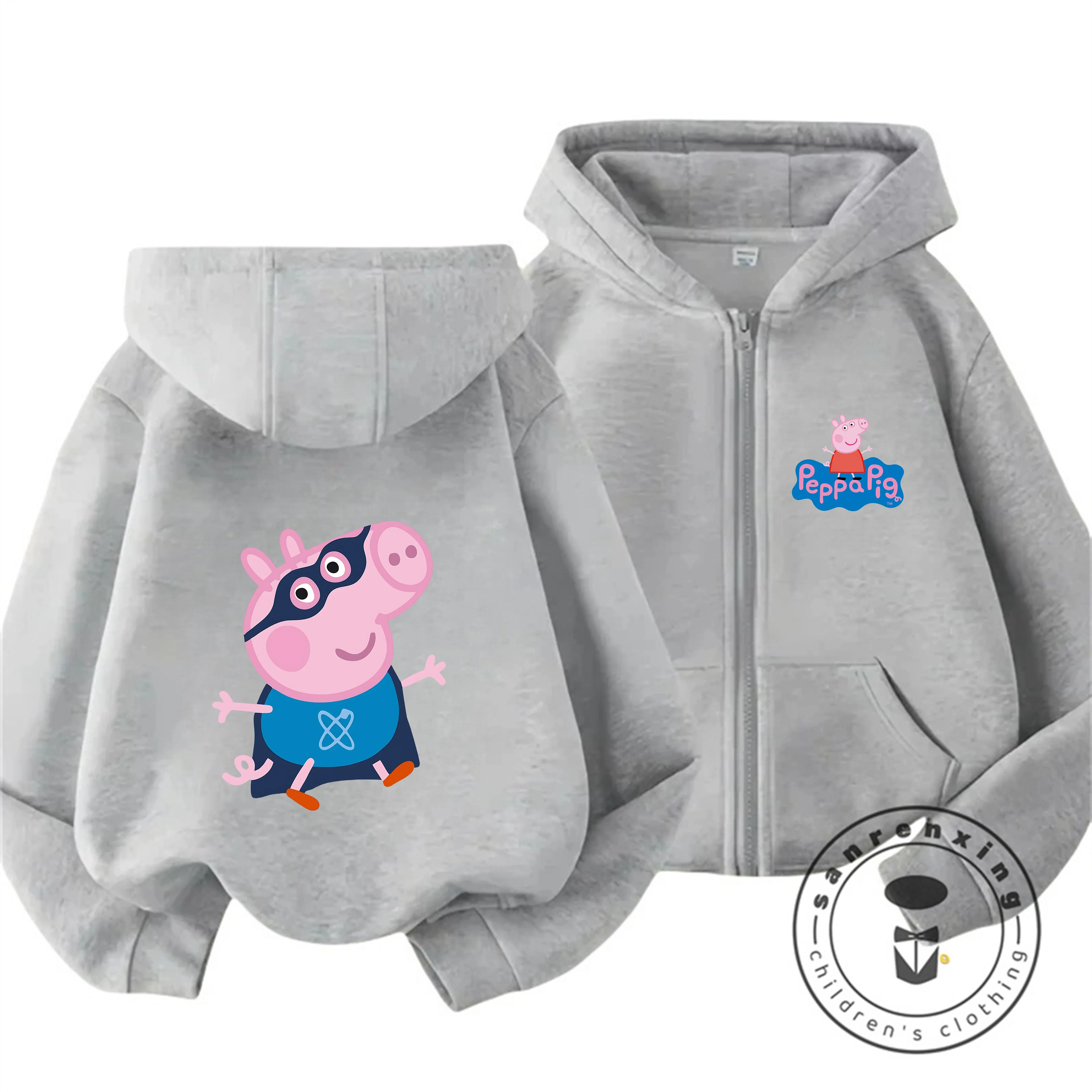 moletom-com-ziper-para-criancas-estampa-de-desenho-animado-casual-para-outono-e-inverno-peppa-pig-3-a-14-anos
