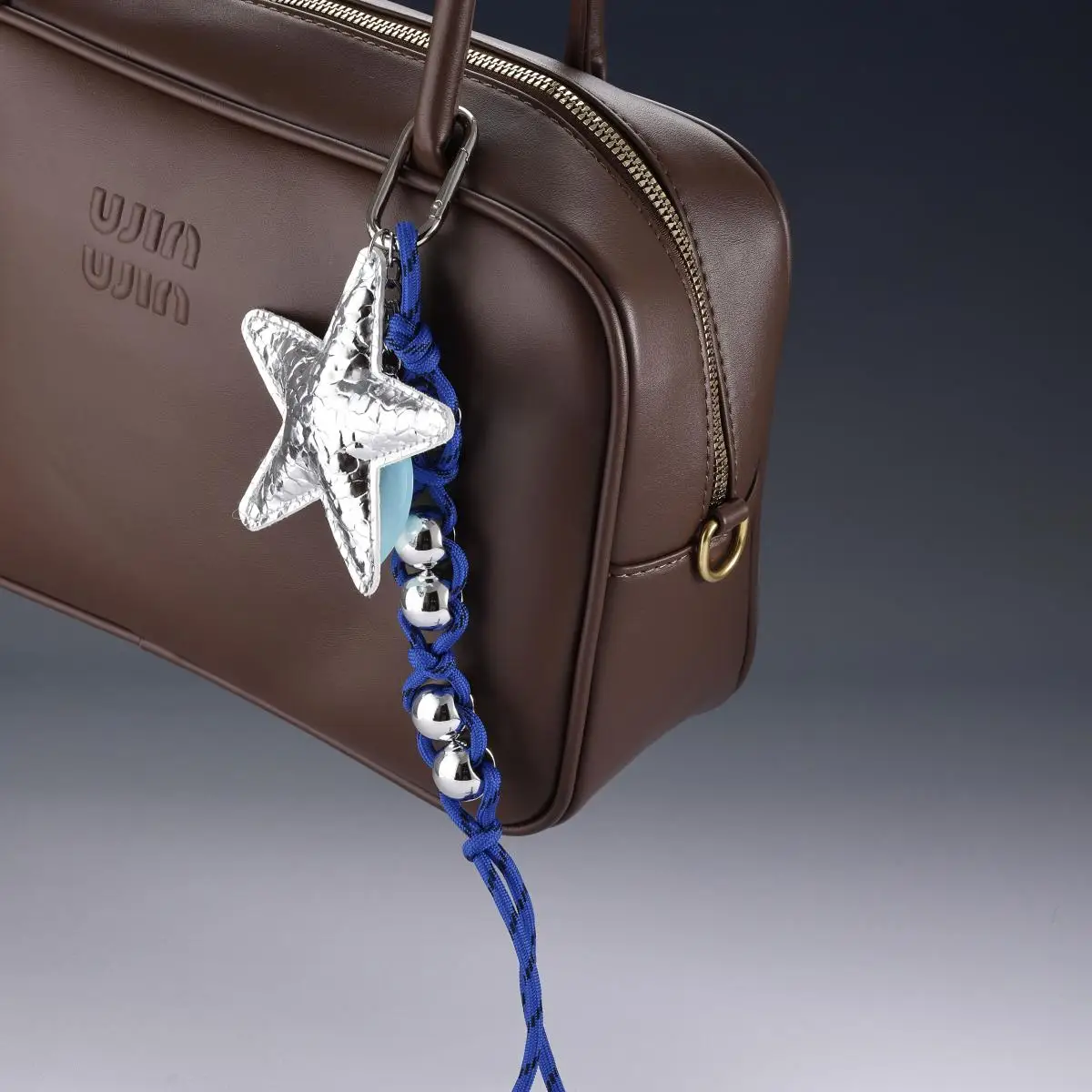 

Punk cowboy style star-woven lanyard car keychain pendant bag pendant