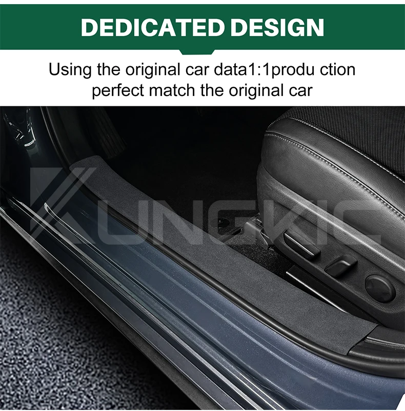 Für Mazda 3 Axela BP 2019 2020 2021 2022 2023 2024 2025 Auto Vorder- und Hinter-Schwellenschutz-Aufkleber Innenraum-Zubehör – Detail 6