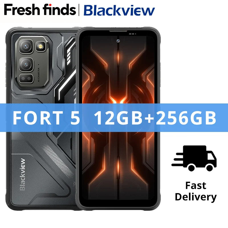 Teléfono Inteligente Resistente Blackview Fort 5, Pantalla de 6.78