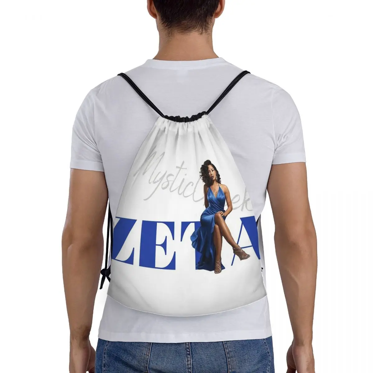 

Zeta Phi Beta Sorority Greek Letter 1920 Backpacks Fashion Drawstring Bags Sports Bag Book Bags for Travel School
