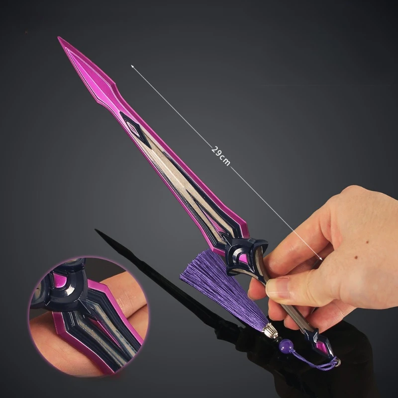 29 سنتيمتر جديد VALORANT أنيمي الشكل محيط المعادن الحرفية نموذج المشهد الدعائم سطح المكتب الديكور الحلي هدايا عيد اللعب #6