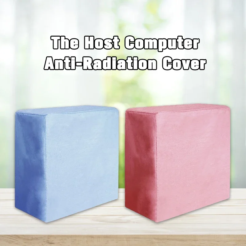 Computer Mainframe Anti Radiation Dust Cover For CPU Desktop PC Monitor Case Protector Metal Fibre Anti Radiation Case