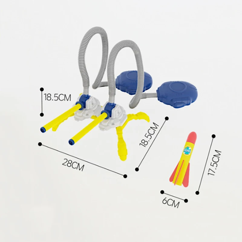 Kids Rocket Launcher Step Pump Power Air Pressed Stomp Outdoor Family Games Skyrocket Birthday Gifts Sports Toys For Children