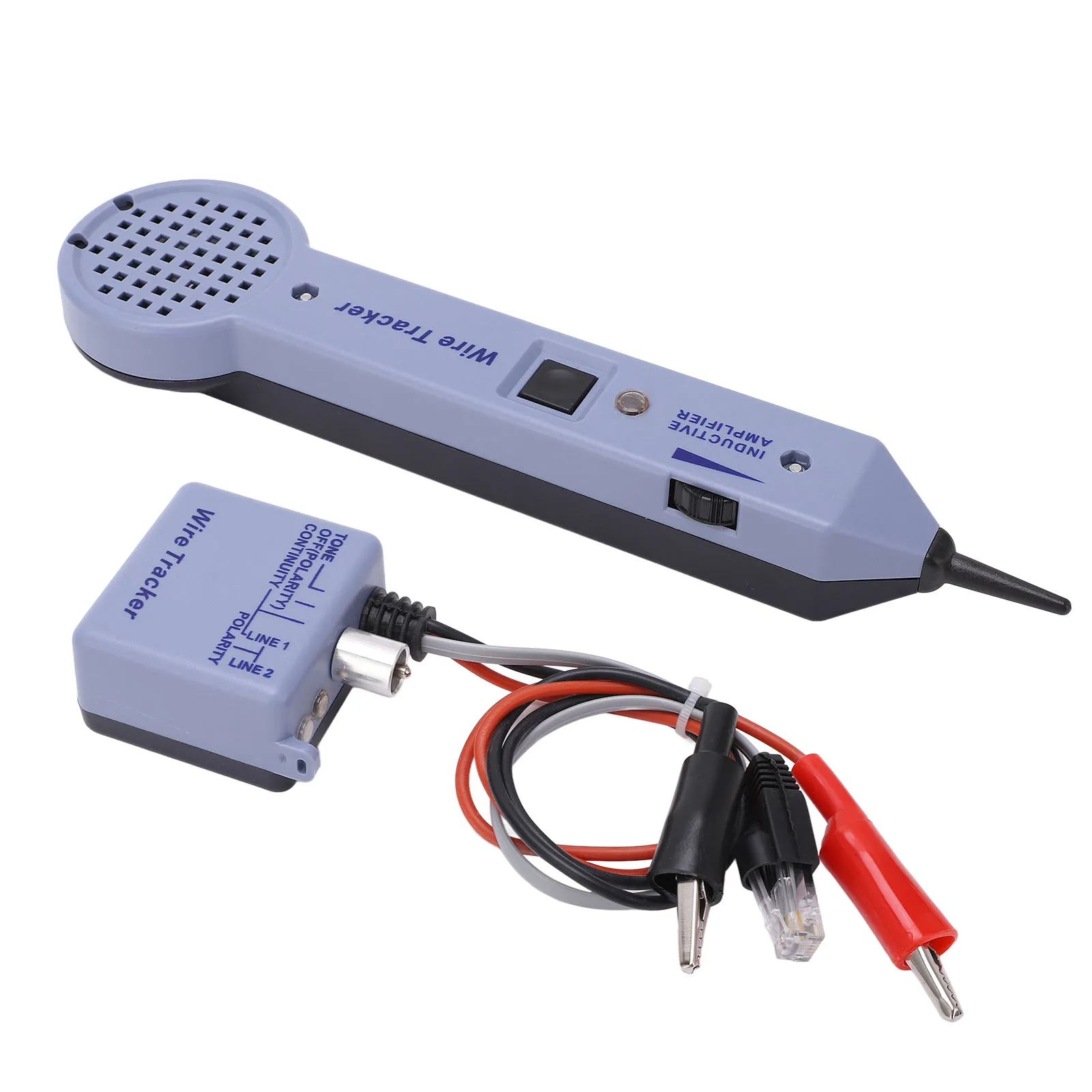 Tone Generator Probe Kit ABS Shell Multifunctional Wire Tracer Tester Easy To Operate for Cable Maintenance