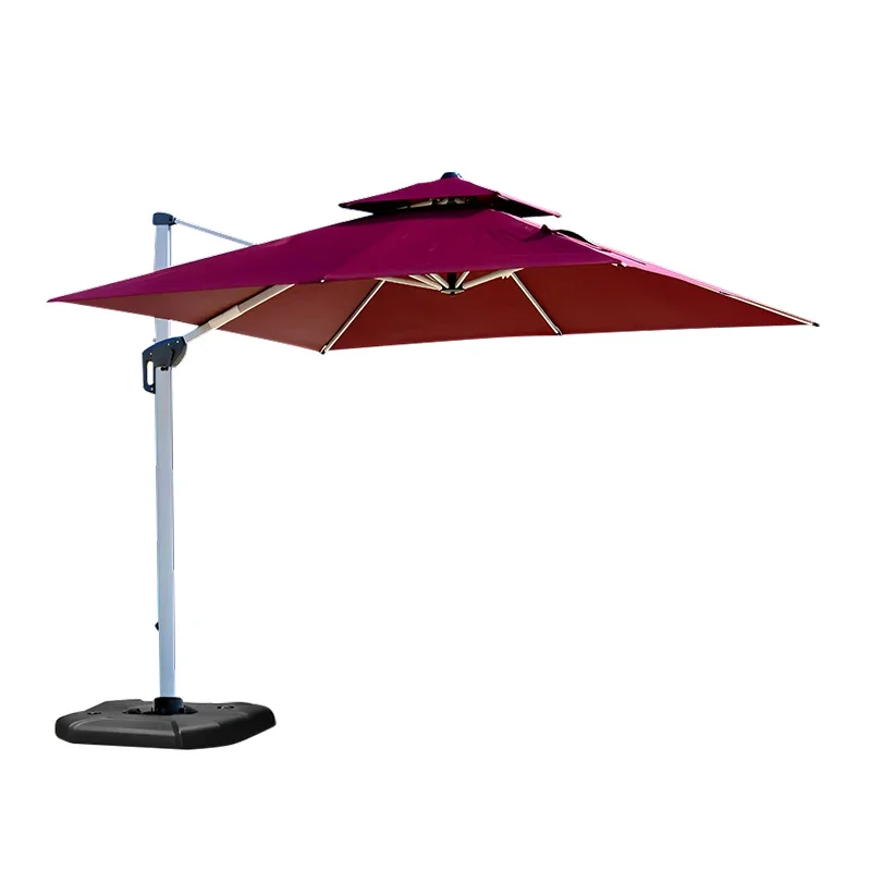 Custom furniture patio umbrella garden cantilever umbrella outdoor double parasols large roman umbrella