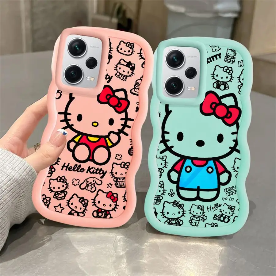 حافظة لهاتف Xiaomi Redmi A5 12C 14C A1 + A2 Plus 9C 10C 13C 9T 10A A3 لطيف القط مرحبا كيتي #4