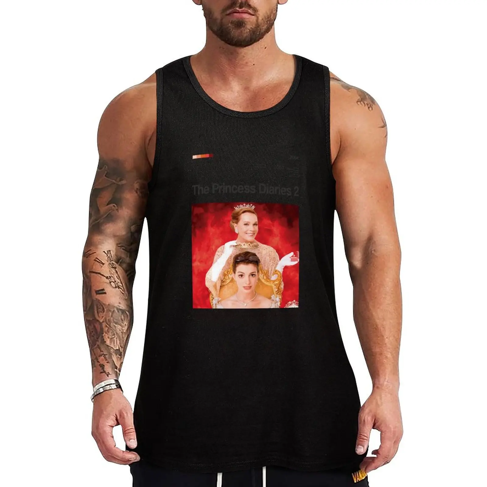 

The Princess Diaries 2 movie poster Tank Top Work Outdoor Tank Top Heavy Duty Sleeveless Shirt
