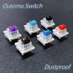 Dustproof Outemu Switch for Mechanical Gamer Keyboard Axis Blue Red Brown RGB 3pin Linear Clicky Tactile MX Switches Game Axis