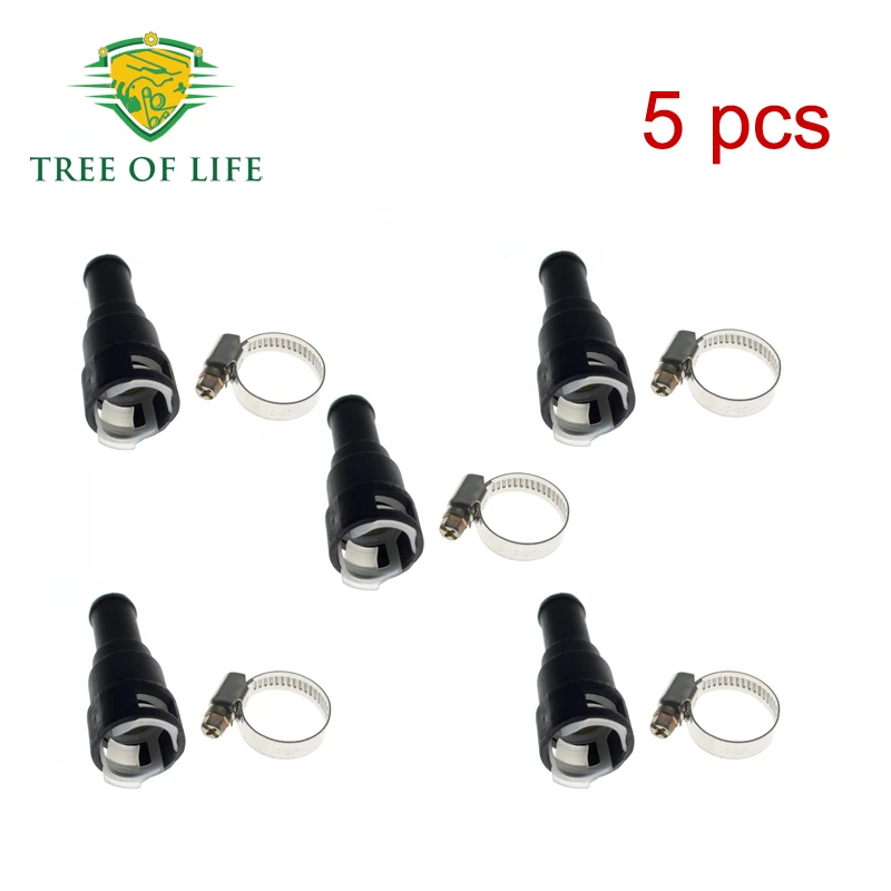 

1/2/5 новый быстроразъемный разъем для шланга охлаждающей жидкости с нагревателем и зажимом для Ford Trucks SUV Vans 1986-2011 800-404 E69Z-18D434-B