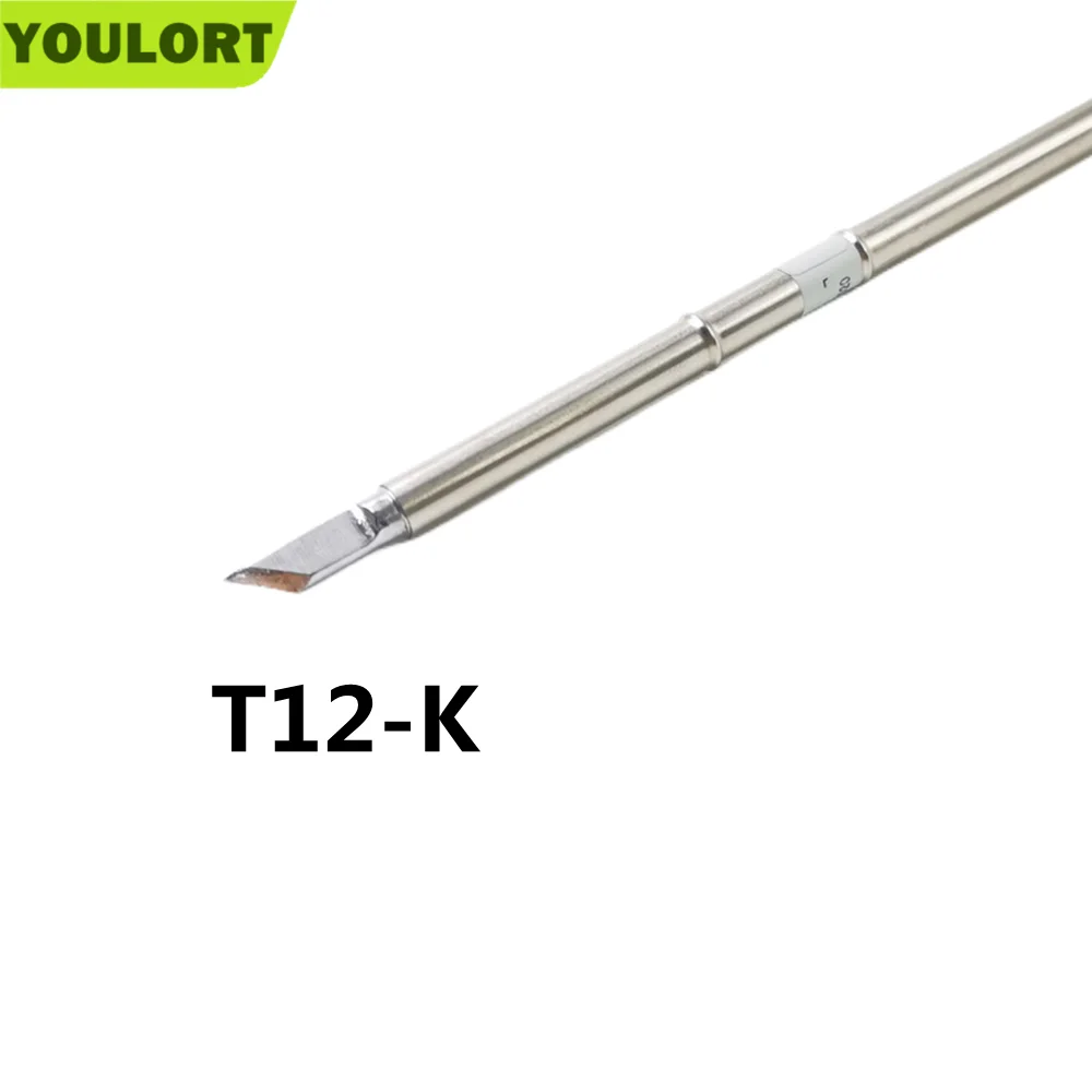 

YOULORT T12-K Shape K Series Electronic Soldering Tips Iron Welding Tools for FX907/9501 Handle LED&OLED station 7s melt tin