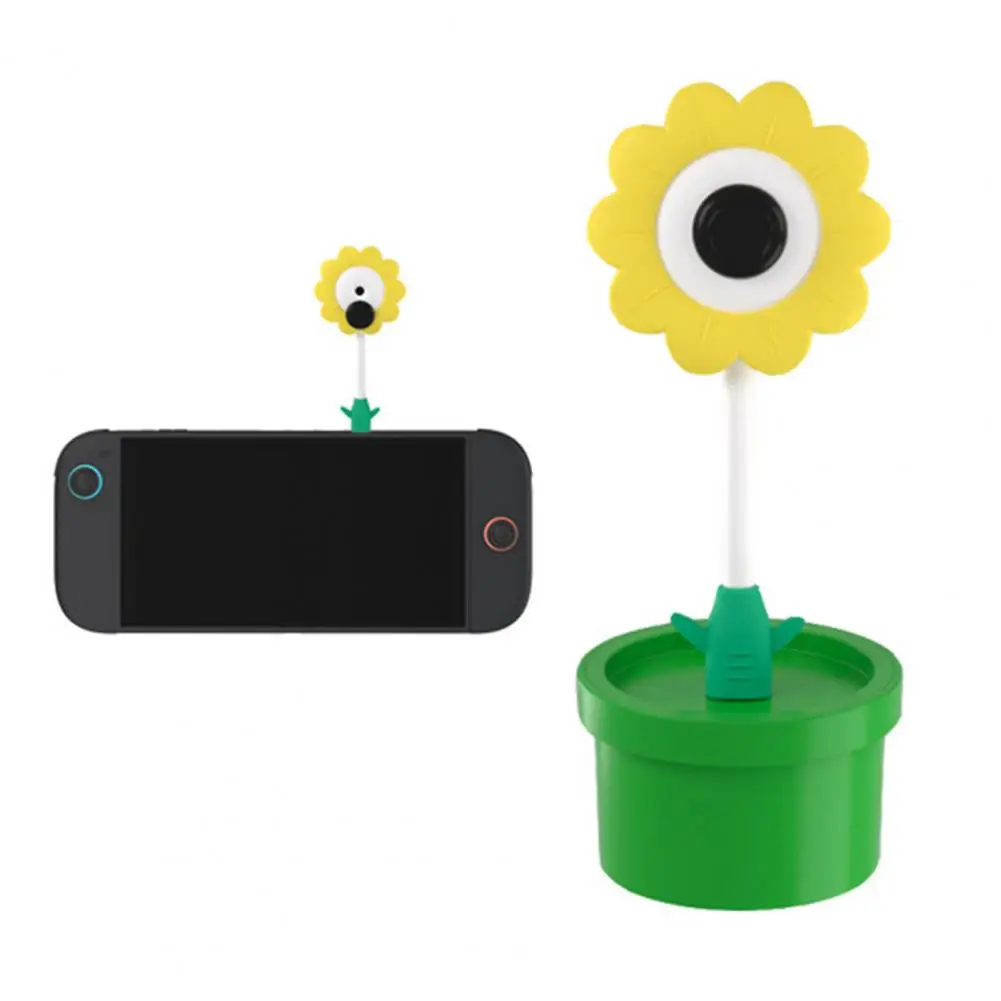 Scene Projection Camera Plug-and-play Usb Camera Switch 2 Flower Shape Camera with Wide-angle Lens Base for Game for Gaming